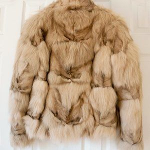 DENA Red Fox Fur Jacket